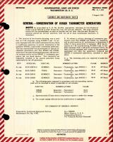 Conservation of 655G01 Tachometer Generators