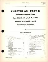 Overhaul Instruction for Supercharger Regulators, Ch 63 Part B
