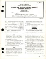 Overhaul with Parts Breakdown for Rudder and Elevator Surface Snubber Cylinder Assembly - Part K-51158-7 