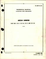 Illustrated Parts Breakdown for AN 3534-1 Inverter - Part SE-2-1, SE-2-1A, SE-2-2, and SE-2-2A 
