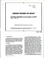 Corrosion Treatment for Aircraft