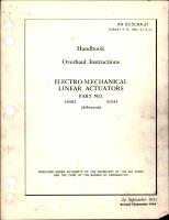Overhaul Instructions for Electromechanical Linear Actuators - Parts 30582 and 31534