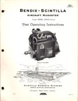 User Operating Instructions for Bendix-Scintilla Aircraft Magneto Types SB5RN and SB5LN Series