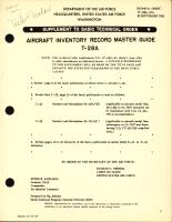 Supplement to Basic Technical Order  for Aircraft Inventory Record Master Guide - T-28A