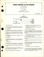 Overhaul Instructions with Parts Breakdown for Fuel Filter - Part 52-1106-010