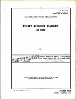 Illustrated Parts Breakdown Rotary Actuator Assembly 164 Series