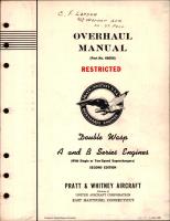 Overhaul Manual for Double Wasp A and B Series Engines