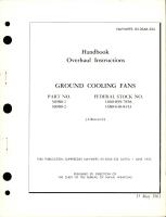 Overhaul Instructions for Ground Cooling Fans - Parts 30980-1 and 30980-2
