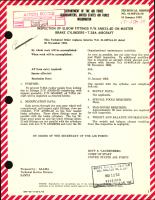 Inspection of Elbow Fittings PN AN833-4D on Master Brake Cylinders For T-28A Aircraft