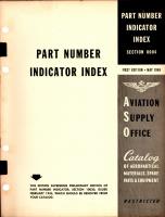 Part Number Indicator Index