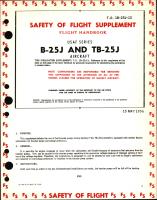 Safety of Flight Supplement to Flight Handbook for USAF Series B-25J and TB-25J Aircraft