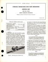 Overhaul Instructions with Parts Breakdown for Ignition Unit - Part B11C30