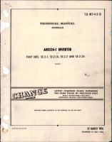 Overhaul for Inverter - AN3534-1 - Parts SE-2-1, SE-2-1A, SE-2-2, and SE-2-2A