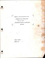 Overhaul Instructions with Parts List for Submerged Fuel Booster Pump - Part AP-25