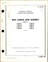 Illustrated Parts Breakdown for Main Landing Gear Assembly Part Nos. 517000-501, -502, -503, -504, -509, -510, -511, -512
