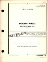 Parts Catalog for Multiple Disc Break Type Landing Wheels 