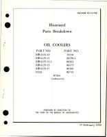 Illustrated Parts Breakdown for Oil Coolers