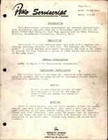 Pesco Serviscript Maintenance and Overhaul Instructions for Hydraulic Gear Pump - Model 1P-349-LE-4