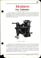 Hobson Aero Carburetter Series Type A.1. 48., Appendix E