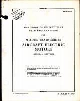 Handbook of Instructions with Parts Catalog for Model 5BA50 Series Electric Motors