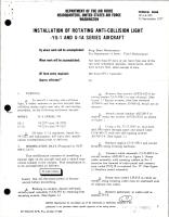 Installation of Rotating Anti-Collision Light for YU-1 and U-1A