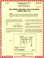 Installation of Relay in Gun Camera Electrical Circuit for B-25J