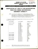 Modification of T-28A to T-28D, Incorporating R1820-56S and Increased Armament Capability