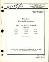 Overhaul Instructions for Water Regulators