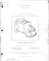Overhaul Manual for Fixed Stroke Hydraulic Motor Assemblies - MF-3906 and MS-3906 Series