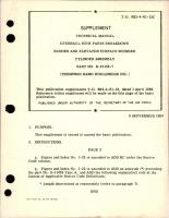 Supplement to Overhaul with Parts Breakdown for Rudder and Elevator Surface Snubber Cylinder Assembly - Part K-51158-7 