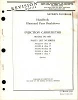Illustrated Parts Breakdown for Injection Carburetor - Model PR-58E5 
