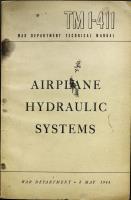 Airplane Hydraulic Systems - War Department Tech Manual