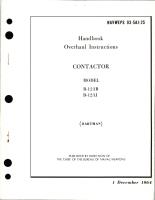 Overhaul Instructions for Contractor - Models B-123B and B-123J 