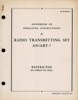 Operating Instructions for Radio Transmitting Set AN/ART-7