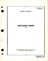 Parts Catalog for Anti-Icing Pumps