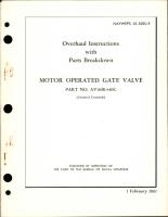 Overhaul Instructions with Parts Breakdown for Motor Operated Gate Valve - Part AV16B1446C
