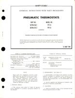 Overhaul Instructions with Parts Breakdown for Pneumatic Thermostats - Parts 107704-150-2 and 107704-275-2