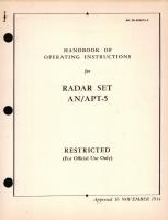 Operation Instructions for Radar Set AN/APT-5