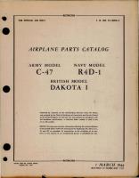 Parts Catalog for Models C-47, R4D-1 and Dakota 1