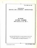 Service & Instructions for Low Pressure Oxygen Cylinders