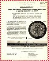 Replacement of Low Pressure Hose Assemblies Manufactured by Resistoflex Corporation