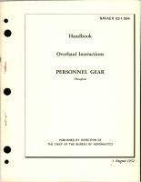 Overhaul Instructions for Personnel Gear