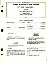 Overhaul Instructions with Parts Breakdown for Fuel Sump Tank Assembly - 200-48208 