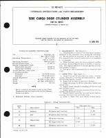 Overhaul Instructions with Parts Breakdown for Side Cargo Door Cylinder Assembly Part No. 300270