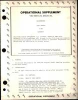 Operational Supplement to Technical Manual of Maintenance for USAF Series T-28A Aircraft