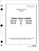 Overhaul for Pressure Sensitive Altimeters - Parts D22061 04 004 and D22061 04 010