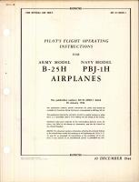Pilot's Flight Operating Instructions for B-25H and PBJ-1H