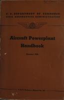 Aircraft Powerplant Handbook  - Bureau of Aeronautics