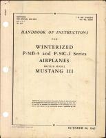 Handbook of Instructions for Winterized P-51B-5 and P-51C-1 Series Airplanes
