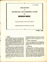 Distribution and Numbering System for Microfilm Indexes